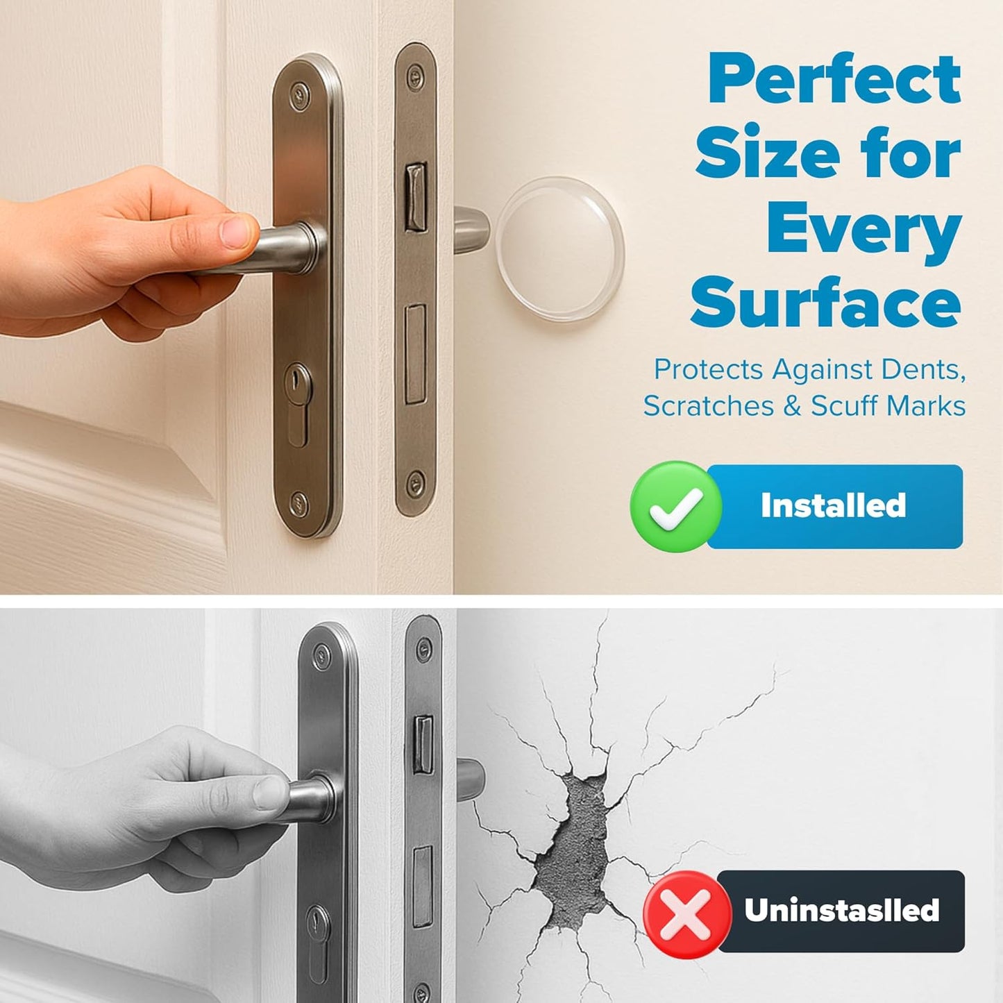 Door Wall Protective Stickers