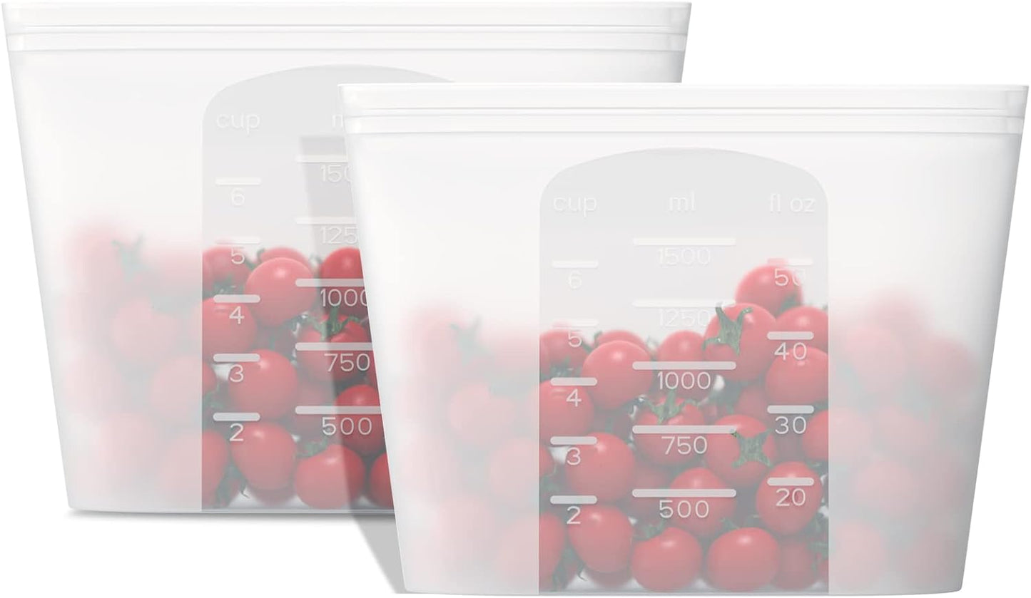 Silicone Food Storage Bags ( 500 ml )