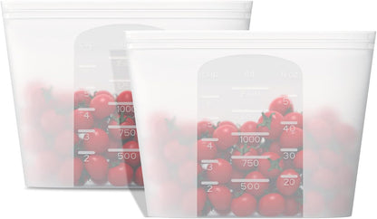 Silicone Food Storage Bags ( 500 ml )