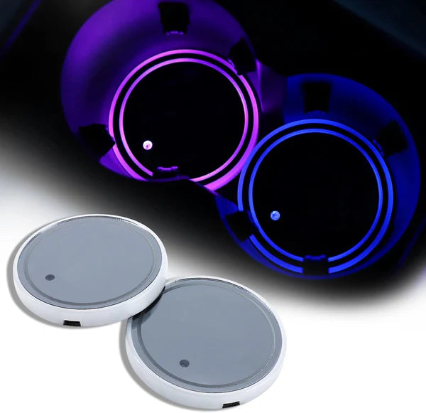 Car LED Rechargeable Cup Holder(2 Pcs)