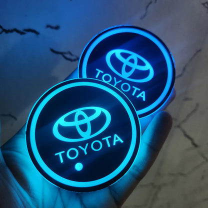Car LED Rechargeable Cup Holder(2 Pcs)